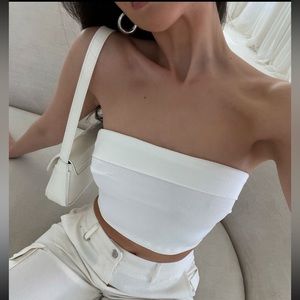 Princess Polly White Tube Top